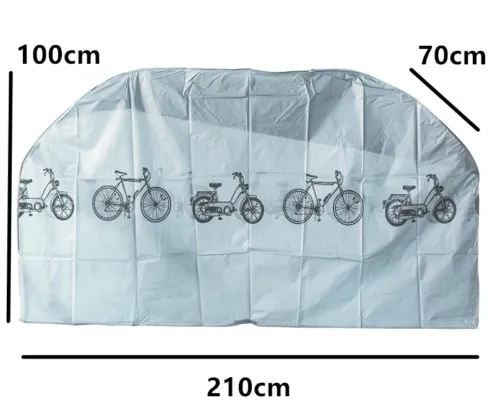 housse de pluie vélo personnalisée dimensions