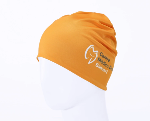 bonnet de running orange