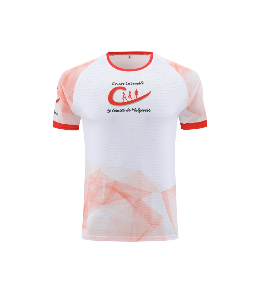 maillot running rouge 1