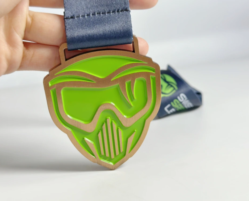 médaille or personnalisable