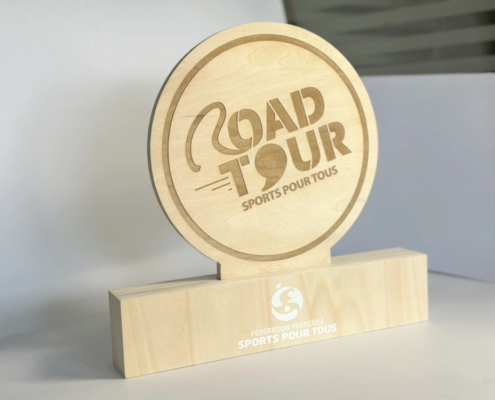 trophée en bois
