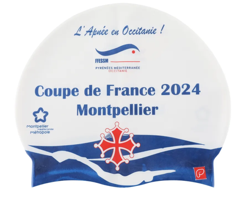 Bonnets05 bonnet de bain personnalisé coupe de france de'apnée