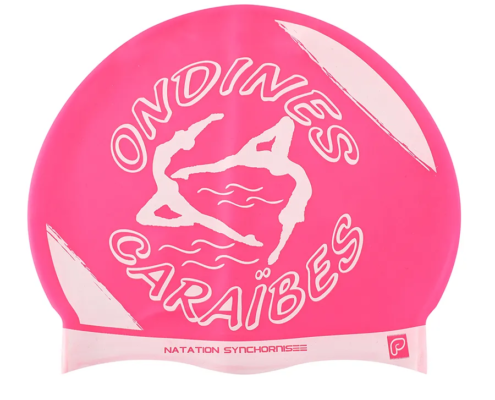 Bonnets13 bonnets de bain personnalisés ondines natation caraïbes