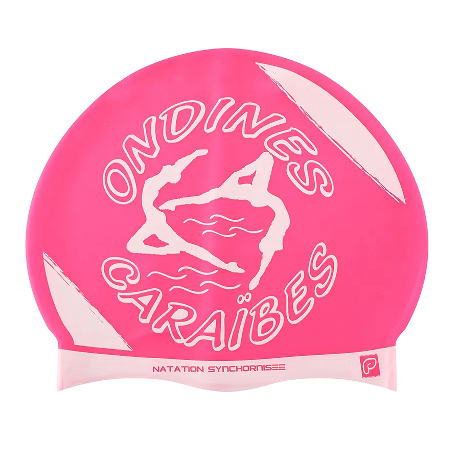 Bonnets13 bonnets de bain personnalisés ondines natation caraïbes