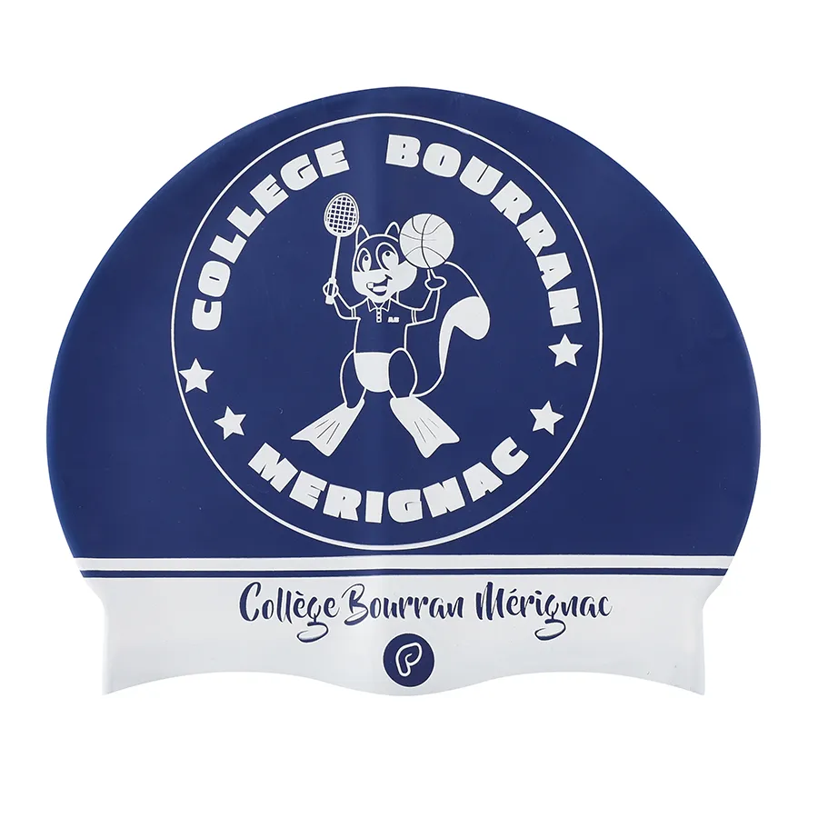 Bonnets20 bonnet de bain personnalisé collège