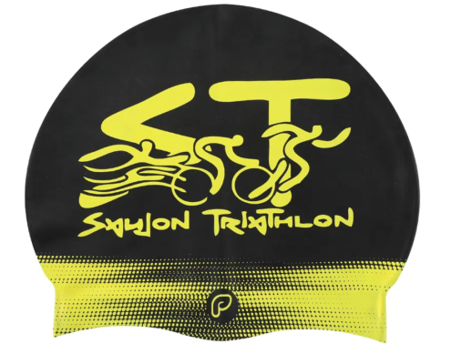 Bonnets26 bonnet de bain personnalisé pour un club de triathlon