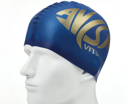 bonnet de bain en or personnalisé