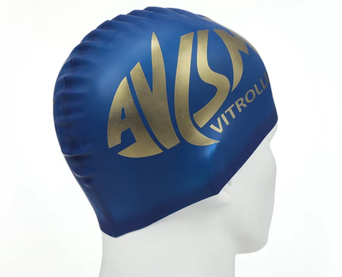 bonnet de bain en or personnalisable