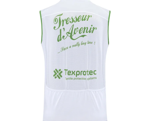 veste sans manche cycliste personnalisée dos