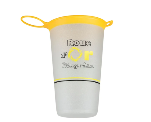 gobelet souple personnalisé roue d'or