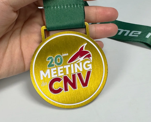 médaille d'or personnalisée