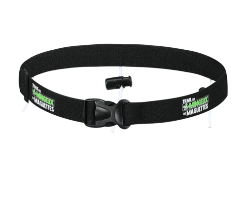 ceinture porte dossard avec logo