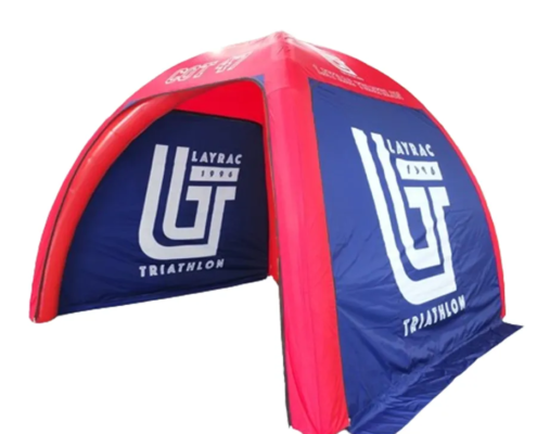 tente gonflable personnalisable