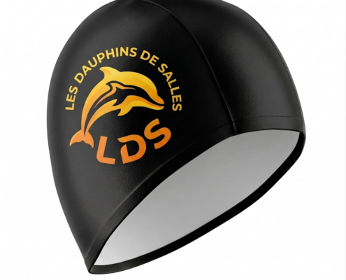 Bonnet de bain lycra 2 Bonnet natation lycra personnalisé textile