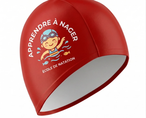 Bonnet de bain lycra 3 Bonnet lycra personnalisé entraînement natation