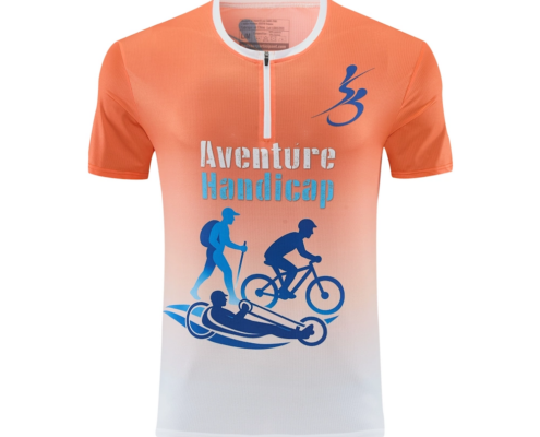 未命名会话15065 teeshirt running zippé personnalisé